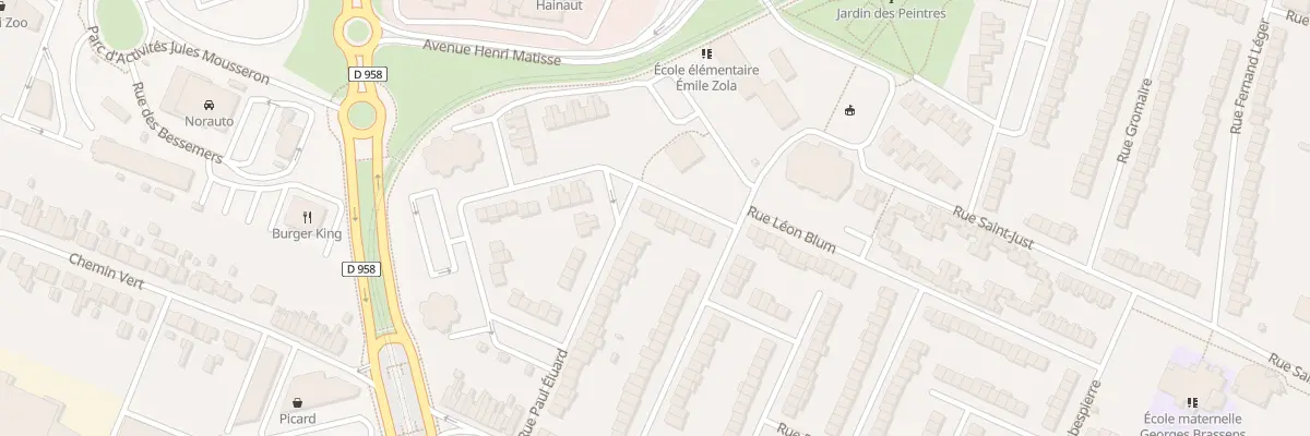 Plan du 57 Rue Marcel Cachin à Aulnoy-lez-Valenciennes
