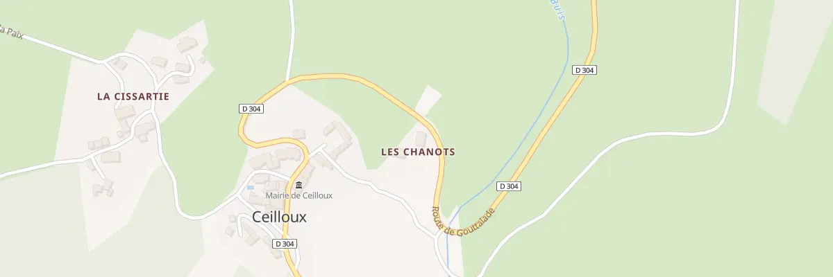 Plan du 5013 Ceilloux à Ceilloux