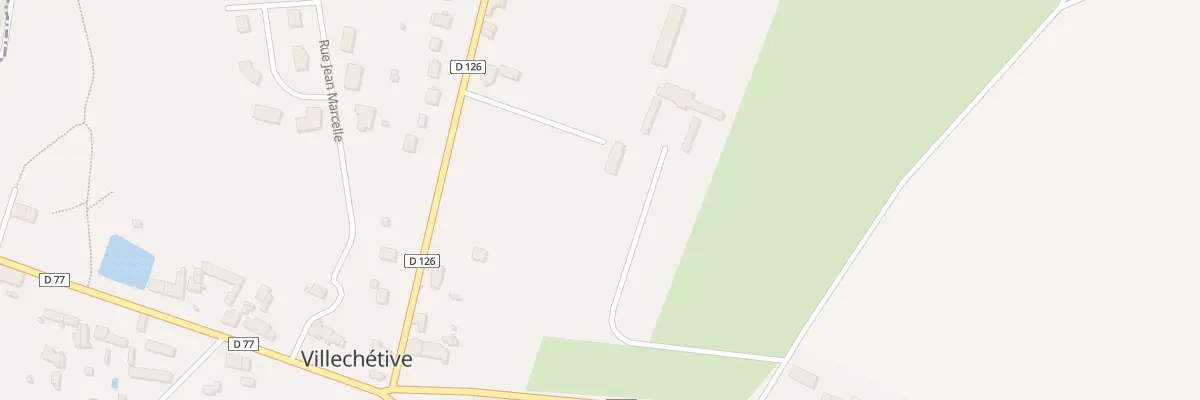 Plan du 6B Rue de Vaudeurs à Villechétive