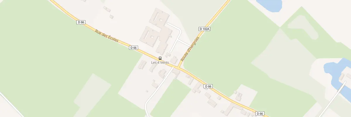 Plan du 2 Rue des Ecoles à Bruille-Saint-Amand