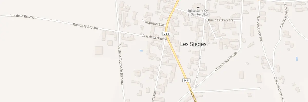 Plan du 4 Gr Grande Rue aux Sièges