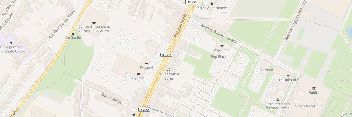 Plan du 47 Rue Jean Jaures à Anzin