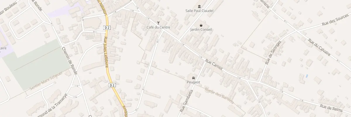Plan du 32 Rue Carnot à Fère-en-Tardenois