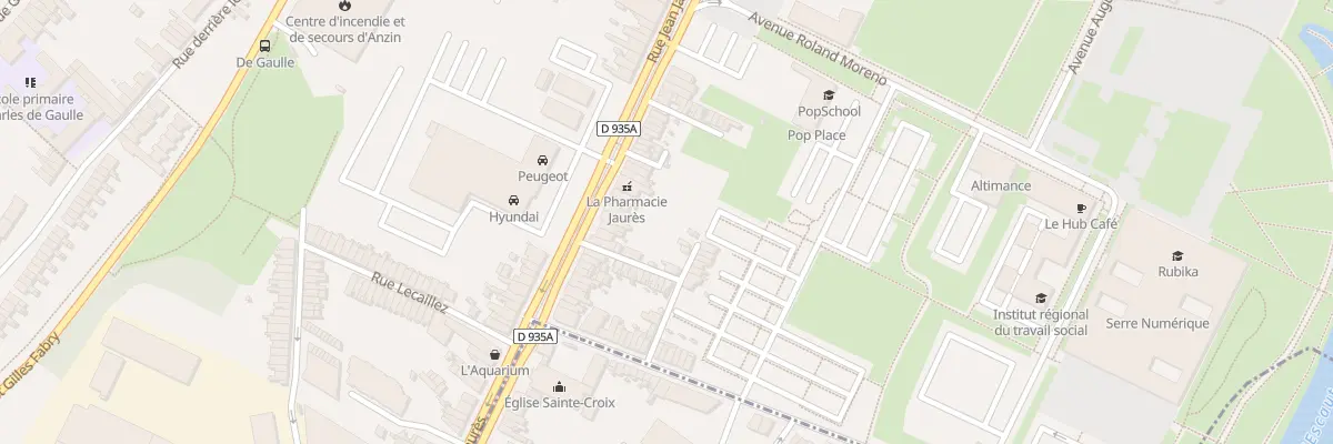 Plan du 31 Rue Jean Jaures à Anzin