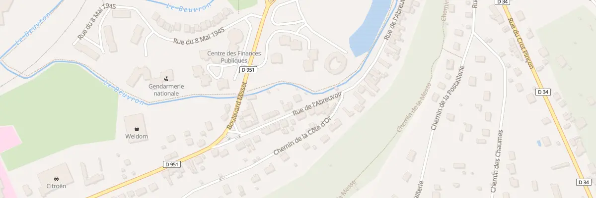 Plan du 36 Rue de l’Abreuvoir à Clamecy