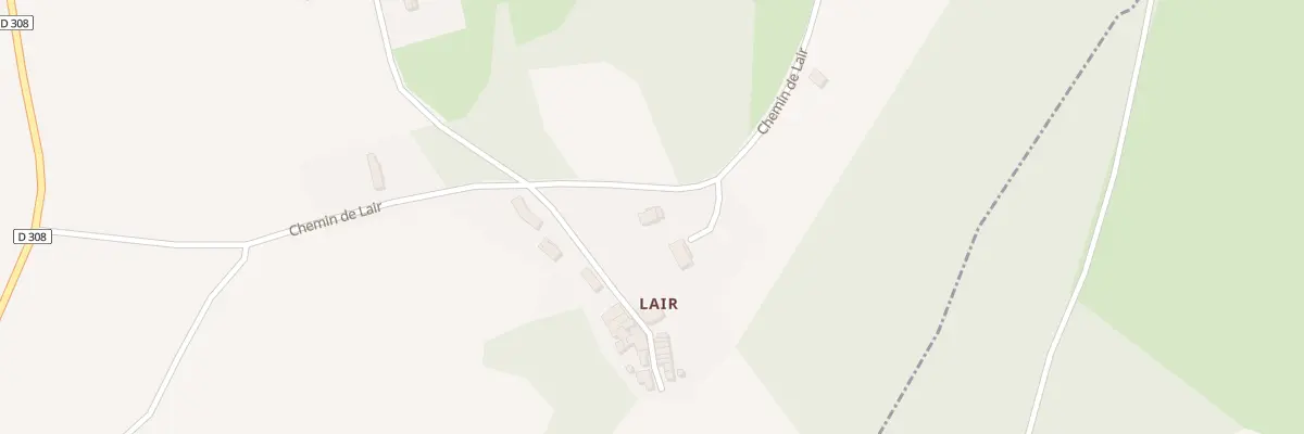 Plan du 751 Che de Lair à Néronde-sur-Dore