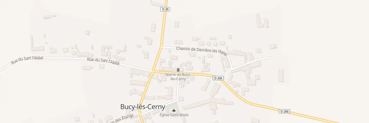 Plan du 11 Rue de Coucy à Bucy-lès-Cerny