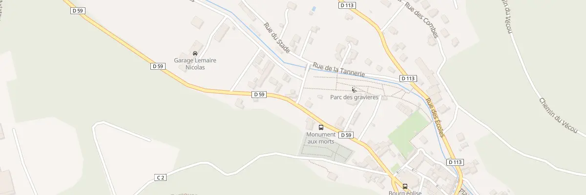 Plan du 32 Bd des Etats-Unis à Châteldon