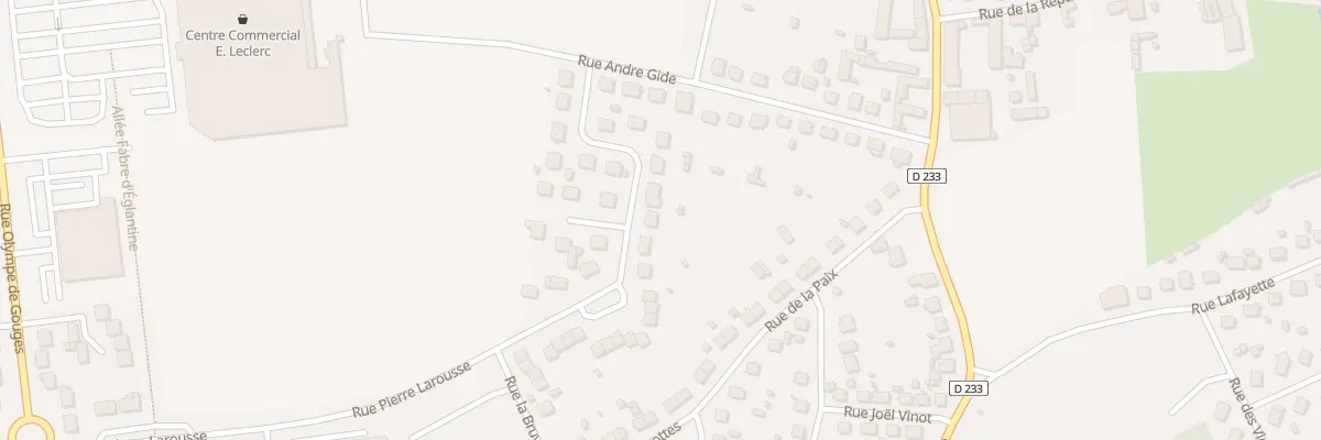 Plan du 13 Rue Pierre Larousse à Migennes