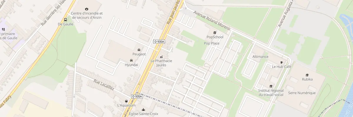 Plan du 39 Rue Jean Jaures à Anzin