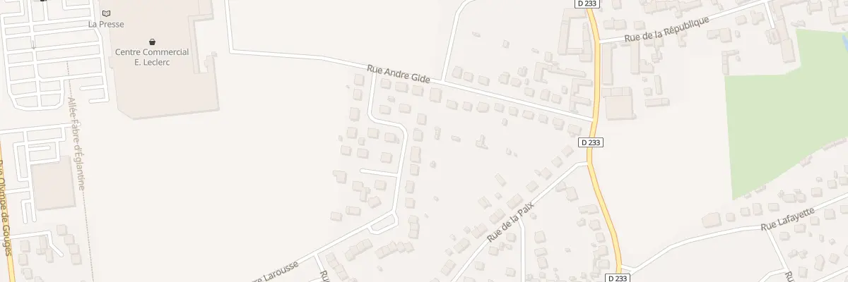 Plan du 9 Rue Pierre Larousse à Migennes