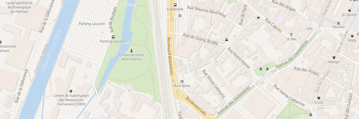 Plan du 9 Rue du Petit Bruille à Valenciennes