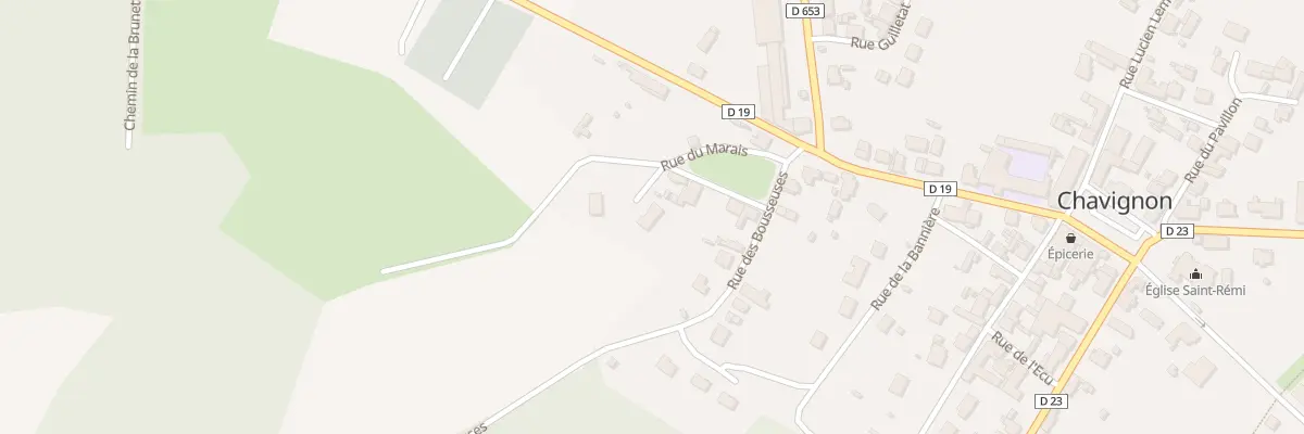 Plan du 4 Rue du Marais à Chavignon