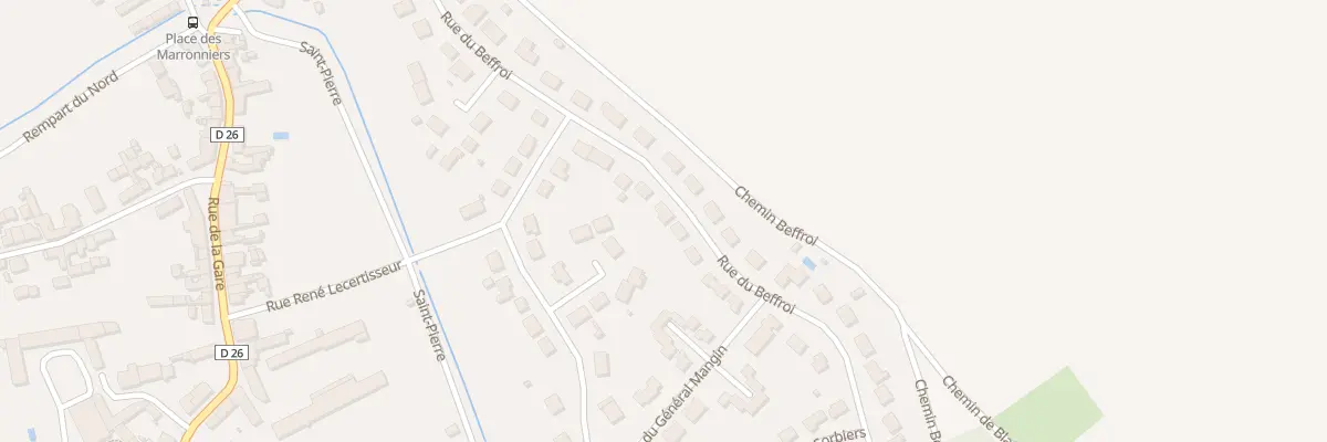 Plan du 22 Rue du Beffroi à Crépy