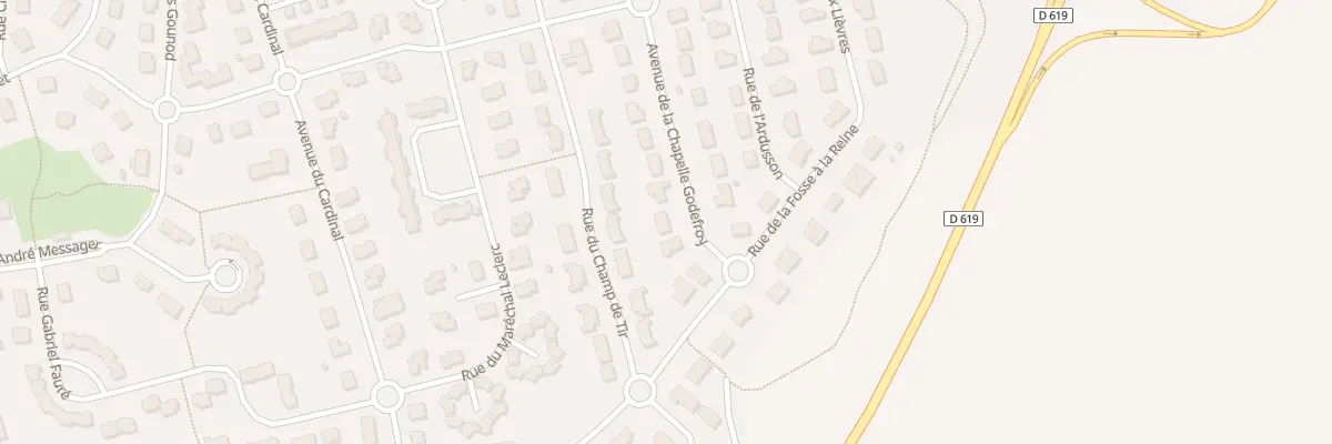 Plan du 28 Av de la Chapelle Godefroy à Nogent-sur-Seine