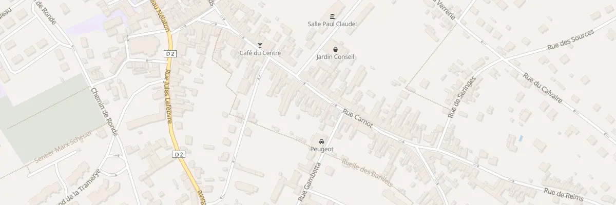 Plan du 38 Rue Carnot à Fère-en-Tardenois