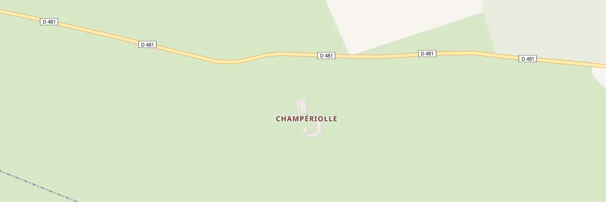 Plan du 5210 Champeriolle à Chevagnes