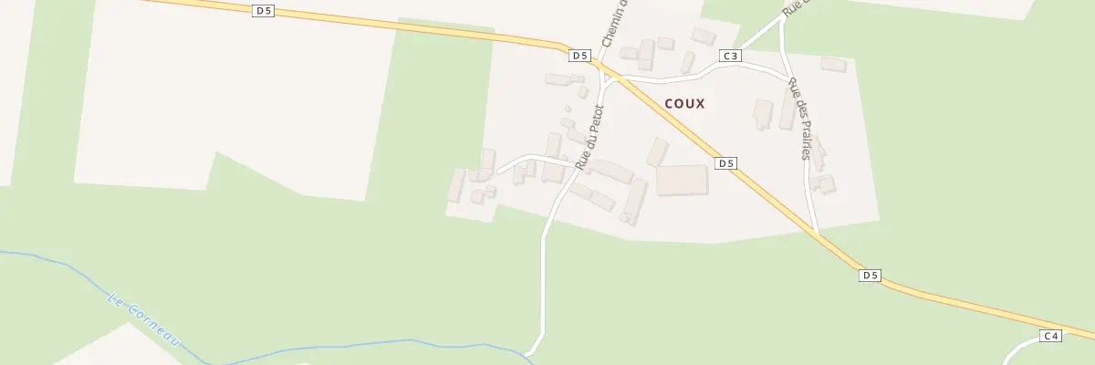 Plan du 7 Coux à Moraches