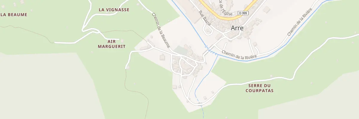 Plan du 5205 Le Village à Arre