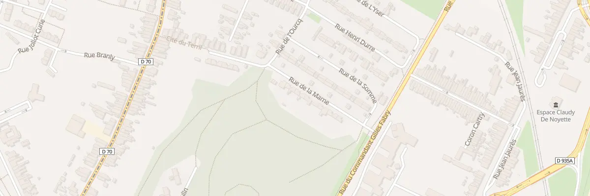 Plan du 18 Rue de la Marne à Anzin