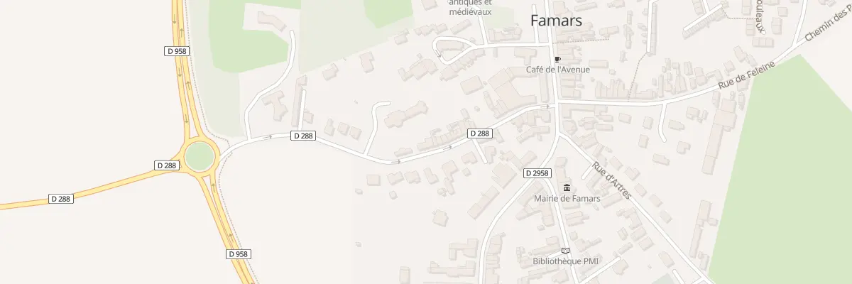 Plan du 26 Rue de Maing à Famars