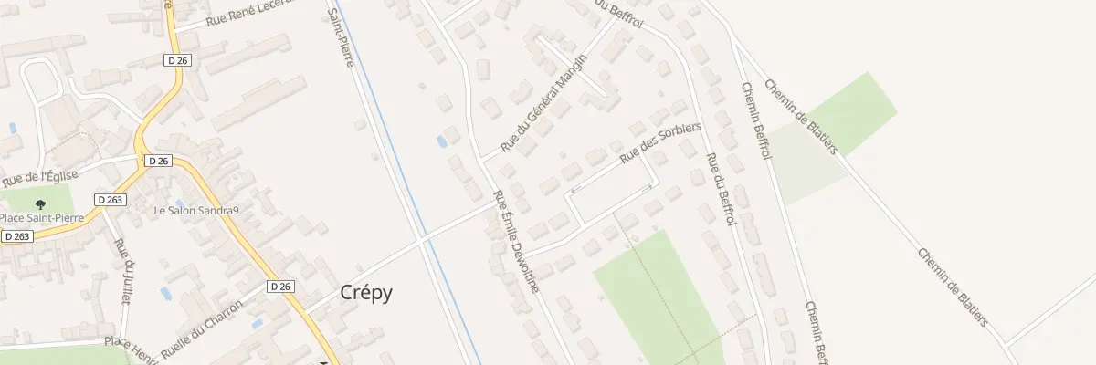 Plan du 3 Rue des Sorbiers à Crépy