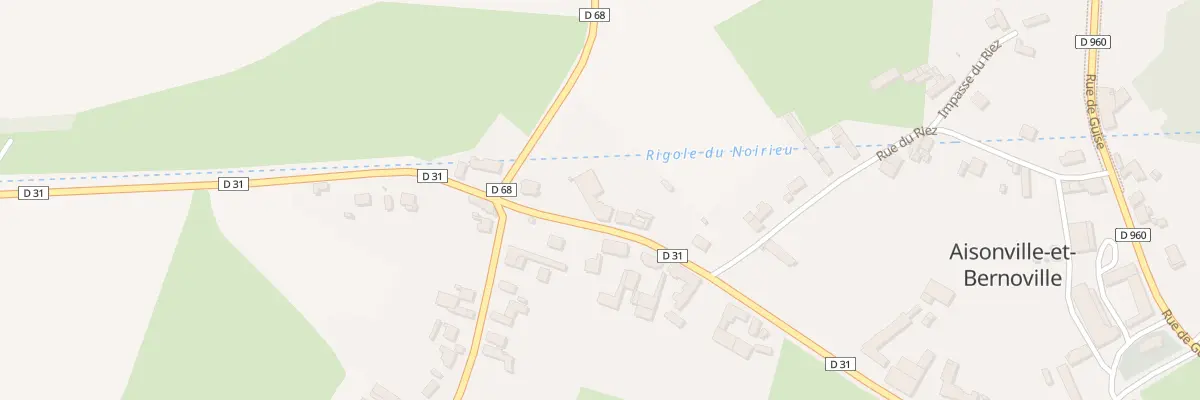 Plan du 1 Rue Emile Borgne à Aisonville-et-Bernoville