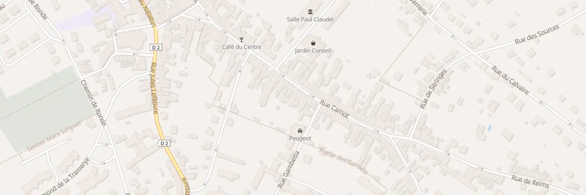 Plan du 40 Rue Carnot à Fère-en-Tardenois