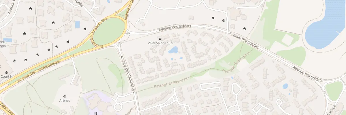 Plan du 2 Av des Soldats à Agde