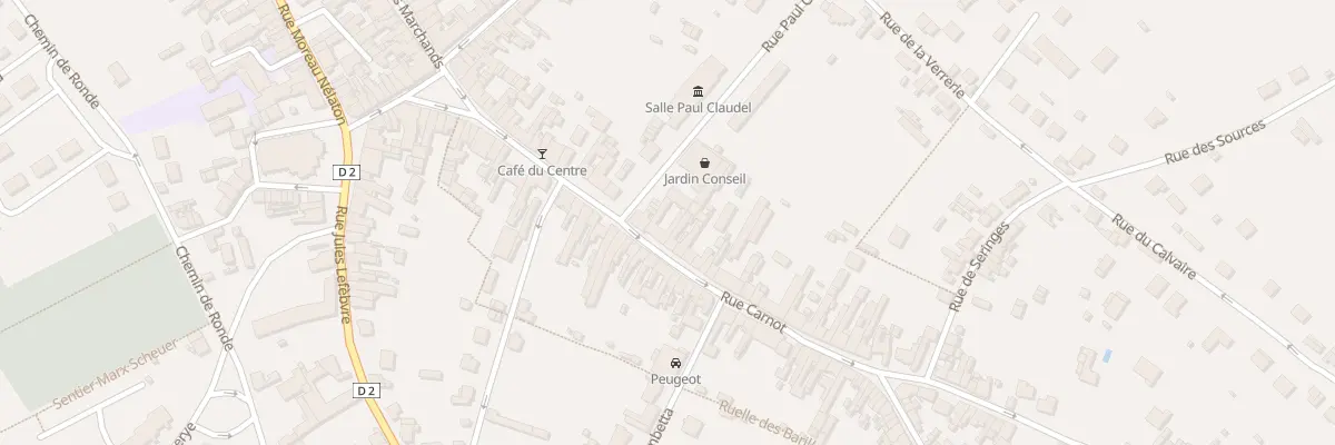Plan du 33 Rue Carnot à Fère-en-Tardenois