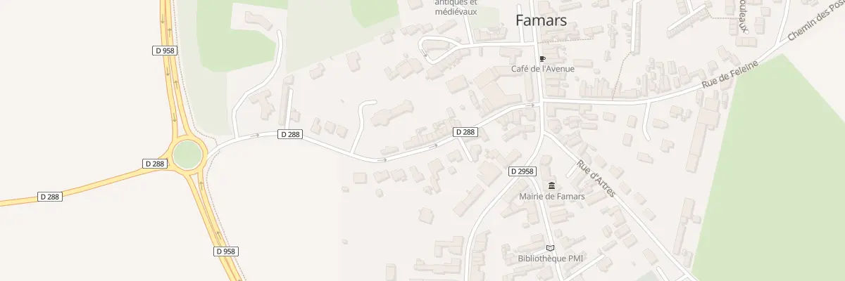 Plan du 24 Rue de Maing à Famars