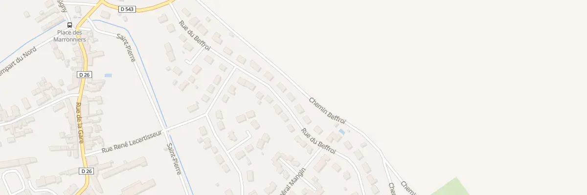 Plan du 19 Rue du Beffroi à Crépy