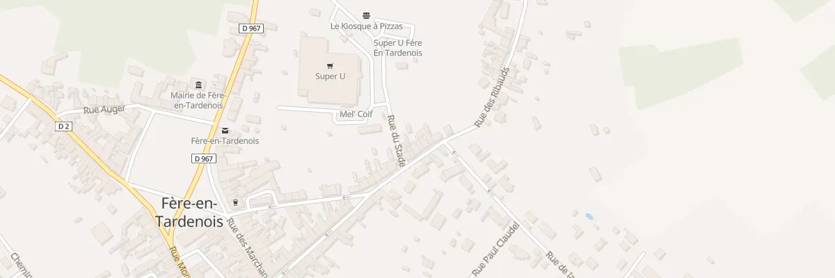 Plan du 19 Rue des Ribauds à Fère-en-Tardenois