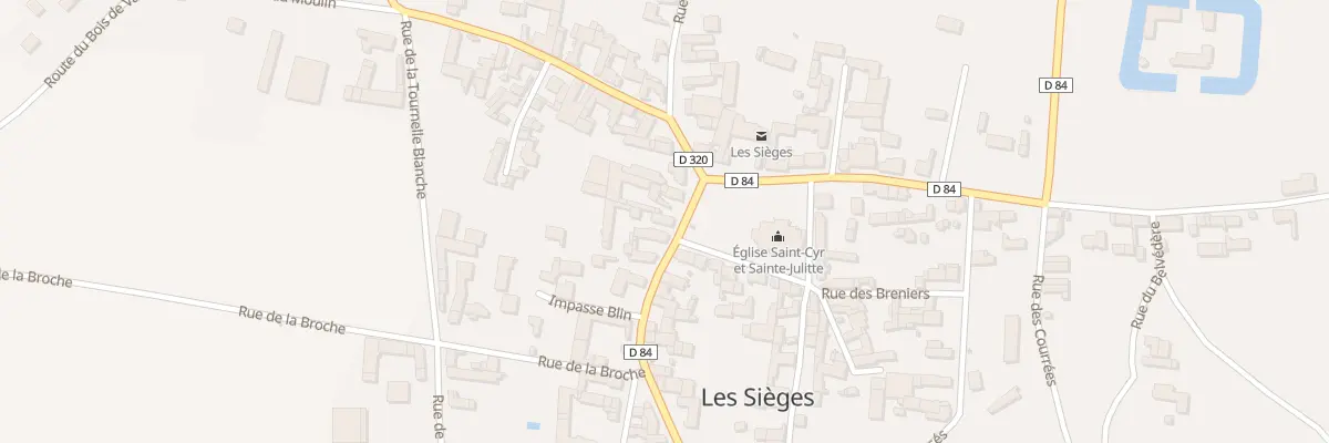 Plan du 22 Pl de l’Eglise aux Sièges