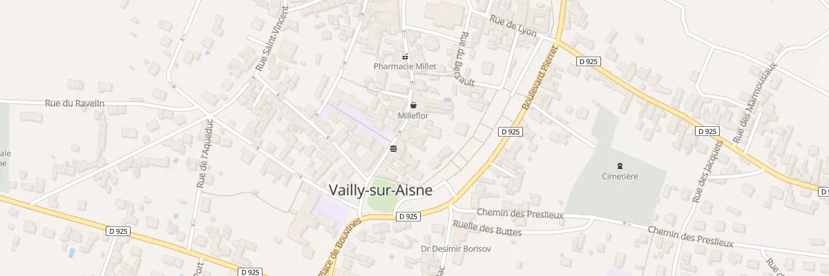 Plan du 25 Rue Alexandre Legry à Vailly-sur-Aisne