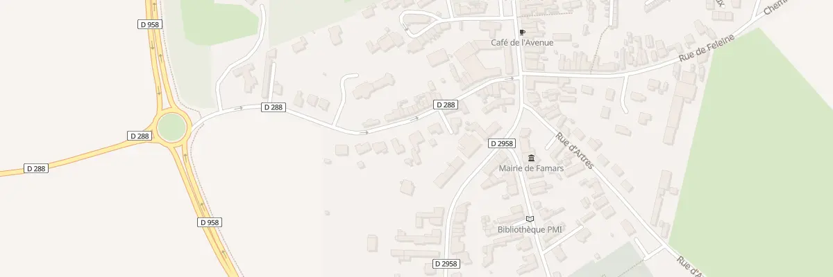 Plan du 17 Rue de Maing à Famars