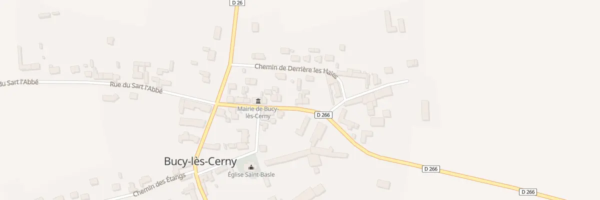 Plan du 15 Rue de Coucy à Bucy-lès-Cerny