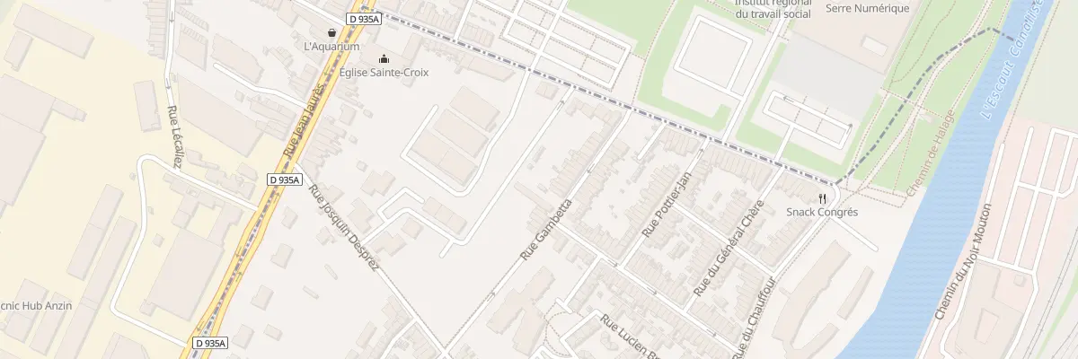 Plan du 30 Rue Gambetta à Valenciennes