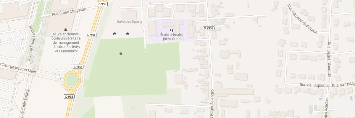 Plan du 104 Rue Roger Salengro à Famars