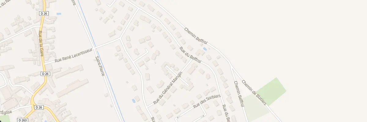 Plan du 19 Rue du General Mangin à Crépy