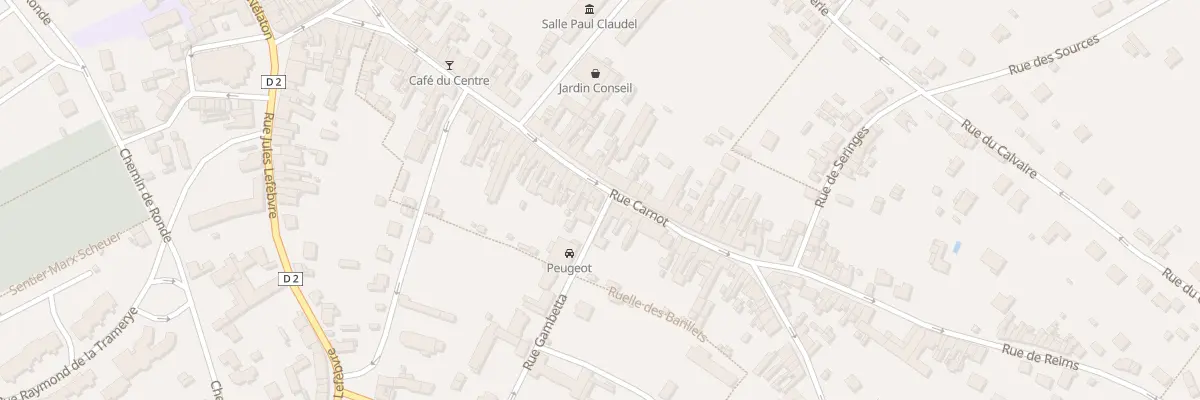 Plan du 52 Rue Carnot à Fère-en-Tardenois