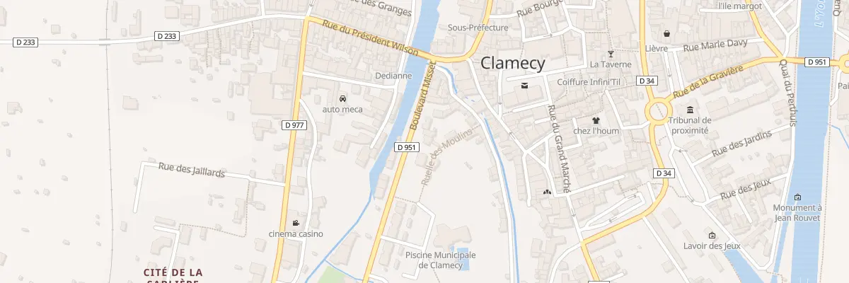 Plan du 17 Bd Misset à Clamecy