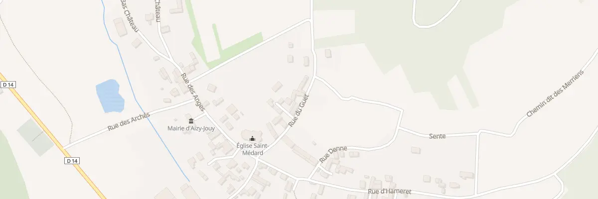 Plan du 3 Rue du Guet à Aizy-Jouy