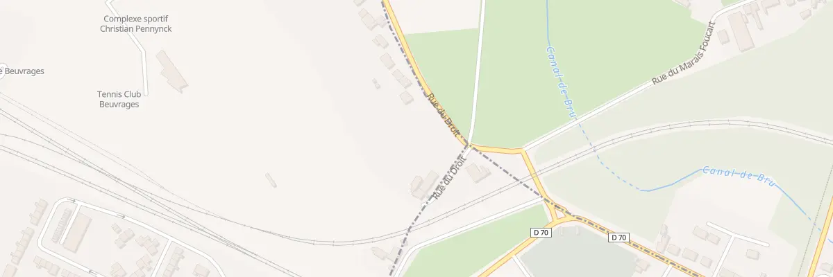 Plan du 103 Rue du Droit à Beuvrages