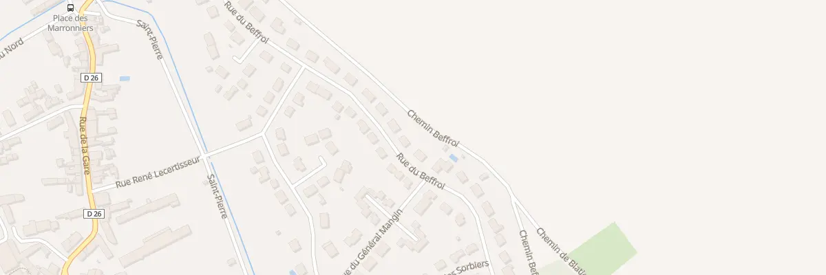 Plan du 23 Rue du Beffroi à Crépy