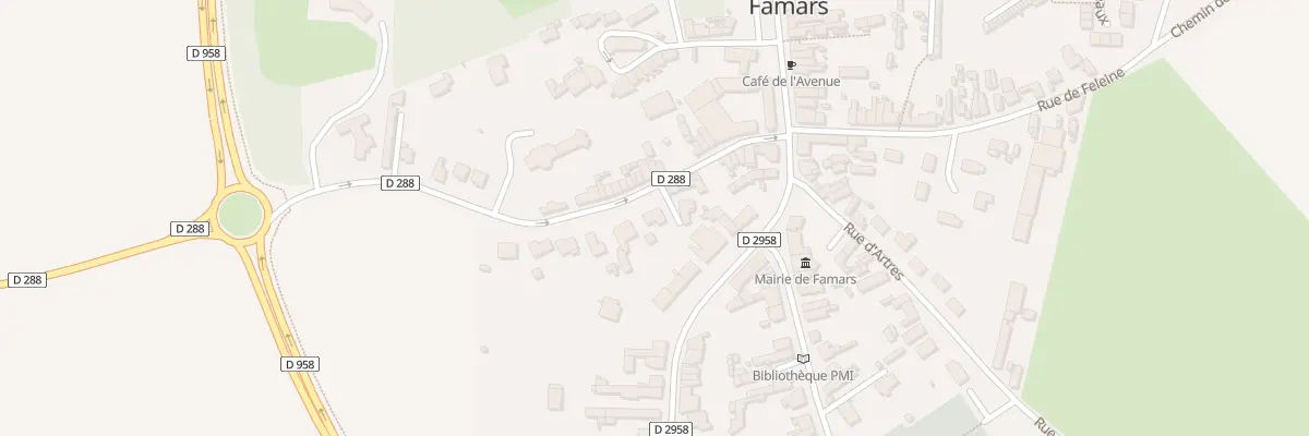 Plan du 15 Rue de Maing à Famars