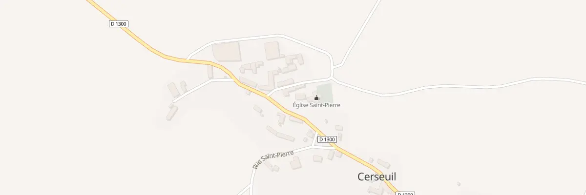 Plan du 2 Rue de l’Eglise à Cerseuil