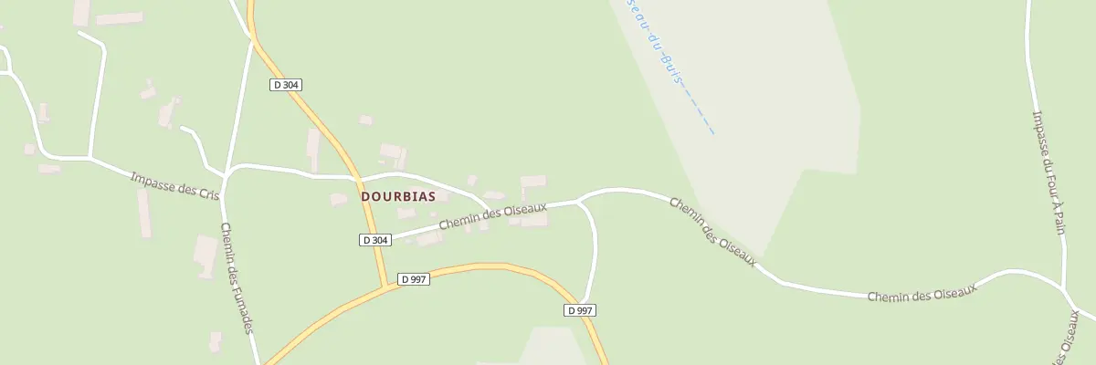 Plan du 5121 Dourbias à Ceilloux