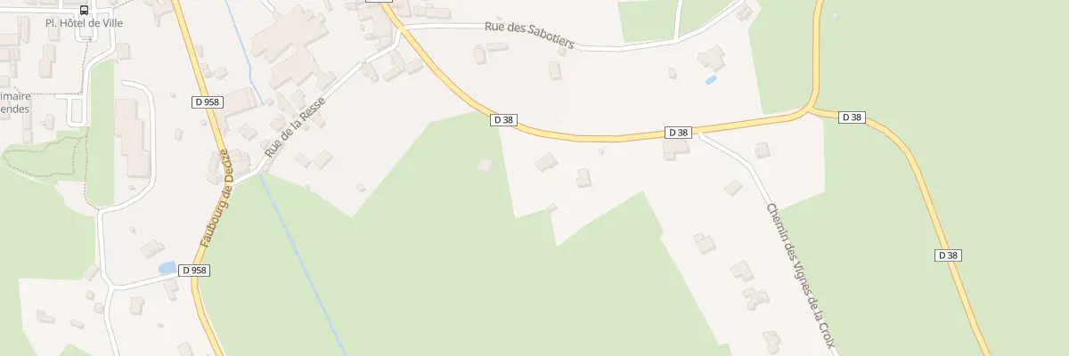 Plan du 9001 Fg de Châtillon à Saint-Saulge