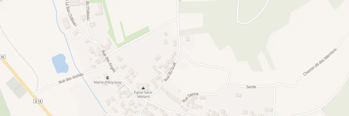 Plan du 5 Rue du Guet à Aizy-Jouy